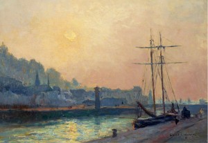 At the Port at Honfleur